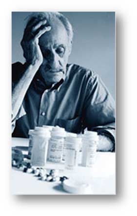Man with meds