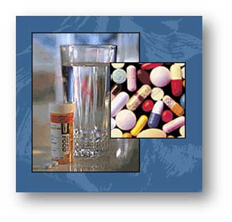 Meds and water